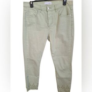 Pale Green  Made and love Ann Taylor Loft skinny corp Women's Jeans Sz:28/6
